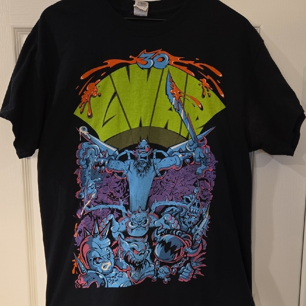 GWAR 2013 30 Years Of Tourment Large Gilden Concert‎ Tour Shirt.
